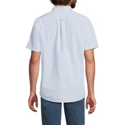 Seersucker-Kurzarmhemd für Herren, Classic Fit