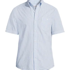 Seersucker-Kurzarmhemd für Herren, Classic Fit