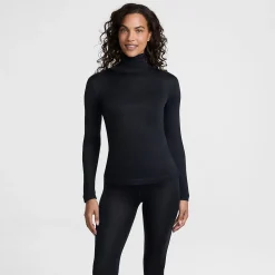 Seidenunterhemd mit Rollkragen für Damen