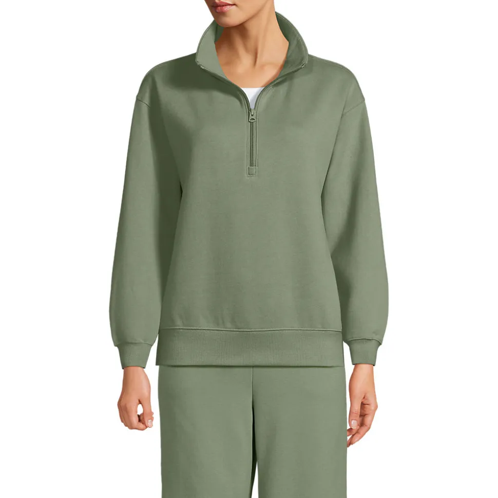 Serious Sweats Pullover mit Reißverschluss für Damen