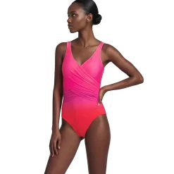 Shape-Badeanzug mit Soft Cups Ombré SLENDER in F-Cup