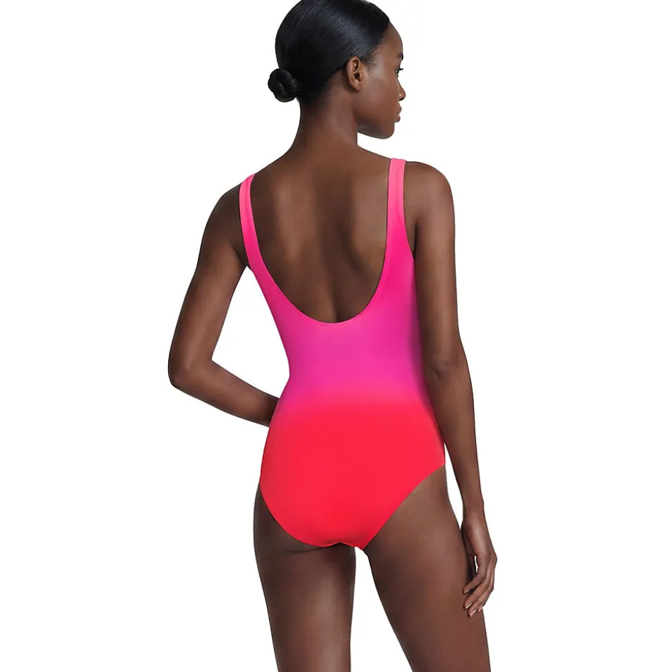 Shape-Badeanzug mit Soft Cups Gemustert SLENDER für Damen
