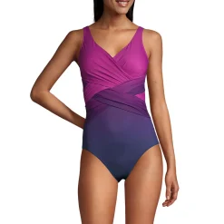 Shape-Badeanzug mit Soft Cups Ombré SLENDER in F-Cup