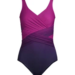 Shape-Badeanzug mit Soft Cups Ombré SLENDER in F-Cup