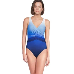 Shape-Badeanzug mit Soft Cups Gemustert SLENDER für Damen