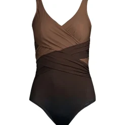 Shape-Badeanzug mit Soft Cups Gemustert SLENDER für Damen