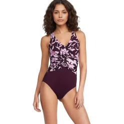 Shape-Badeanzug mit Soft Cups Gemustert SLENDER für Damen