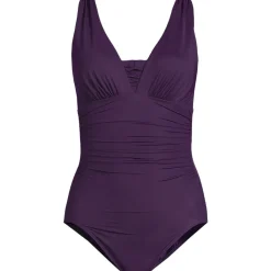 Shape-Badeanzug mit V-Ausschnitt SLENDER in D-Cup