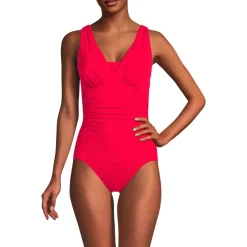 Shape-Badeanzug mit V-Ausschnitt SLENDER