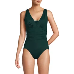 Shape-Badeanzug mit V-Ausschnitt SLENDER