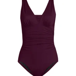 Shape-Badeanzug mit V-Ausschnitt SLENDER