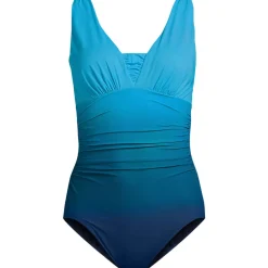 Shape-Badeanzug mit V-Ausschnitt SLENDER für Damen in F-Cup
