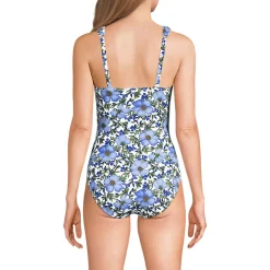 Shape-Badeanzug mit V-Ausschnitt und verstellbaren Trägern SLENDER für Damen