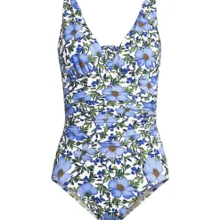 Shape-Badeanzug mit V-Ausschnitt und verstellbaren Trägern SLENDER für Damen
