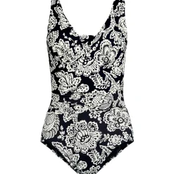 Shape-Badeanzug mit V-Ausschnitt und verstellbaren Trägern SLENDER für Damen