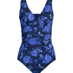 Shape-Badeanzug mit V-Ausschnitt und verstellbaren Trägern SLENDER für Damen