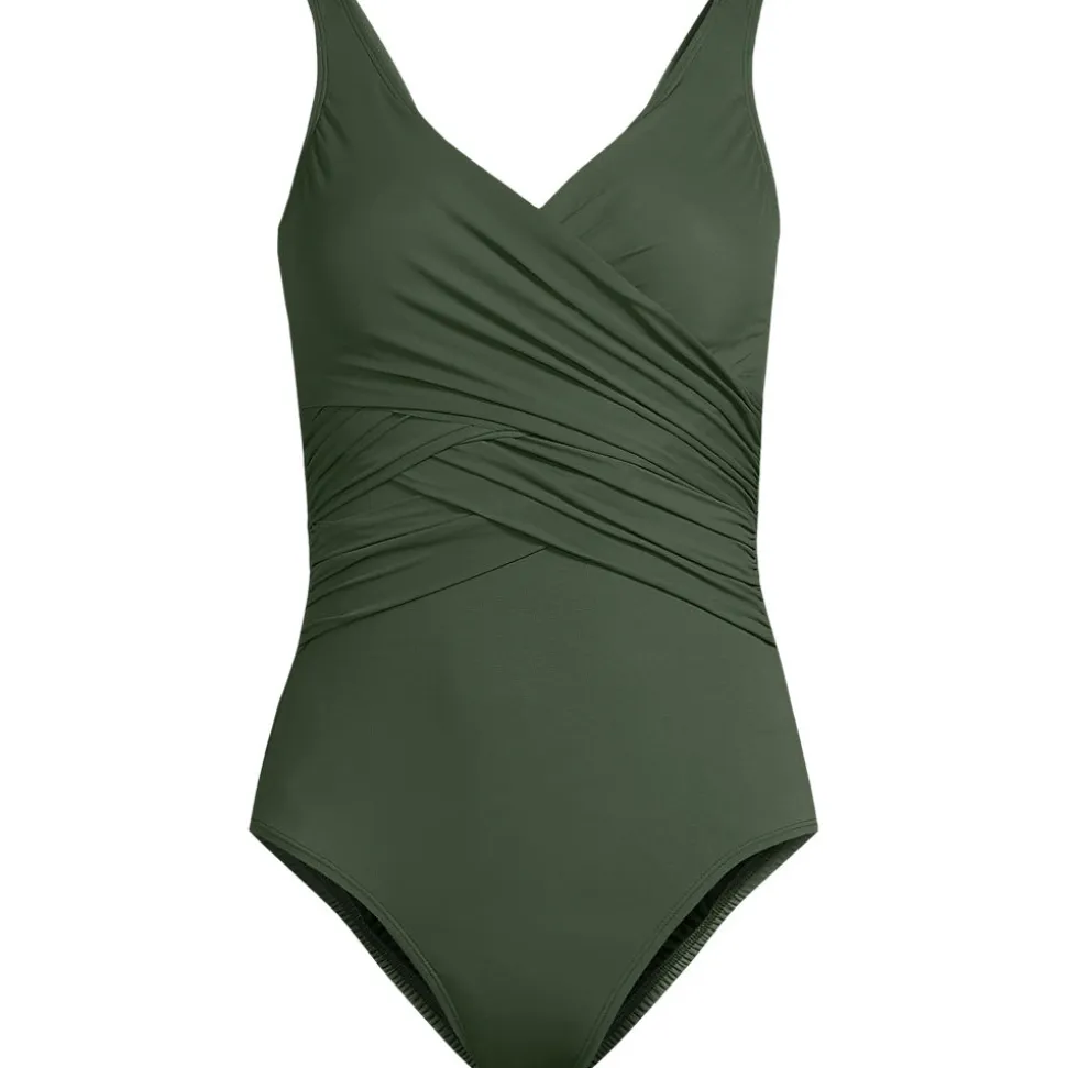 Shape-Badeanzug SLENDER Gewickelt für Damen in E-Cup