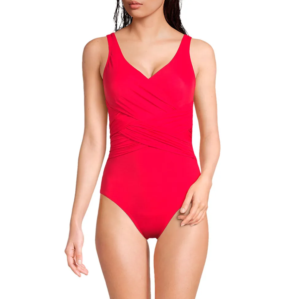 Shape-Badeanzug SLENDER Gewickelt für Damen