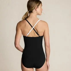 Shape-Badeanzug SLENDER mit Webdetail für Damen in D-Cup