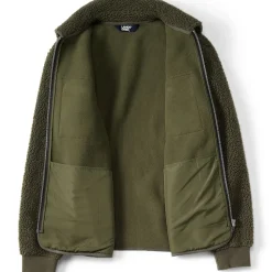 Sherpa-Fleece-Hemdjacke für Herren