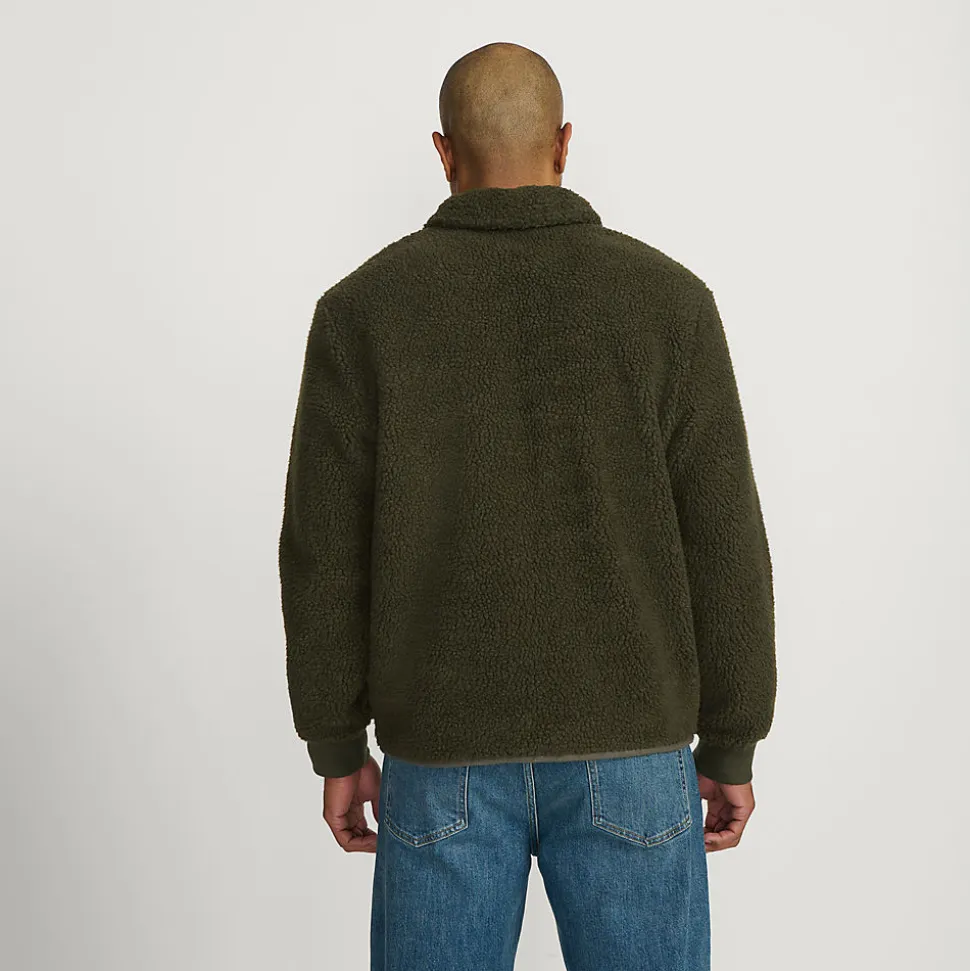 Sherpa-Fleece-Hemdjacke für Herren