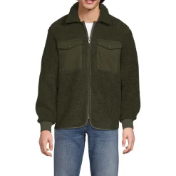 Sherpa-Fleece-Hemdjacke für Herren