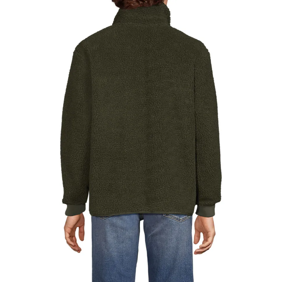 Sherpa-Fleece-Hemdjacke für Herren