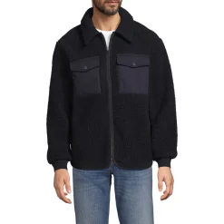 Sherpa-Fleece-Hemdjacke für Herren