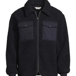 Sherpa-Fleece-Hemdjacke für Herren