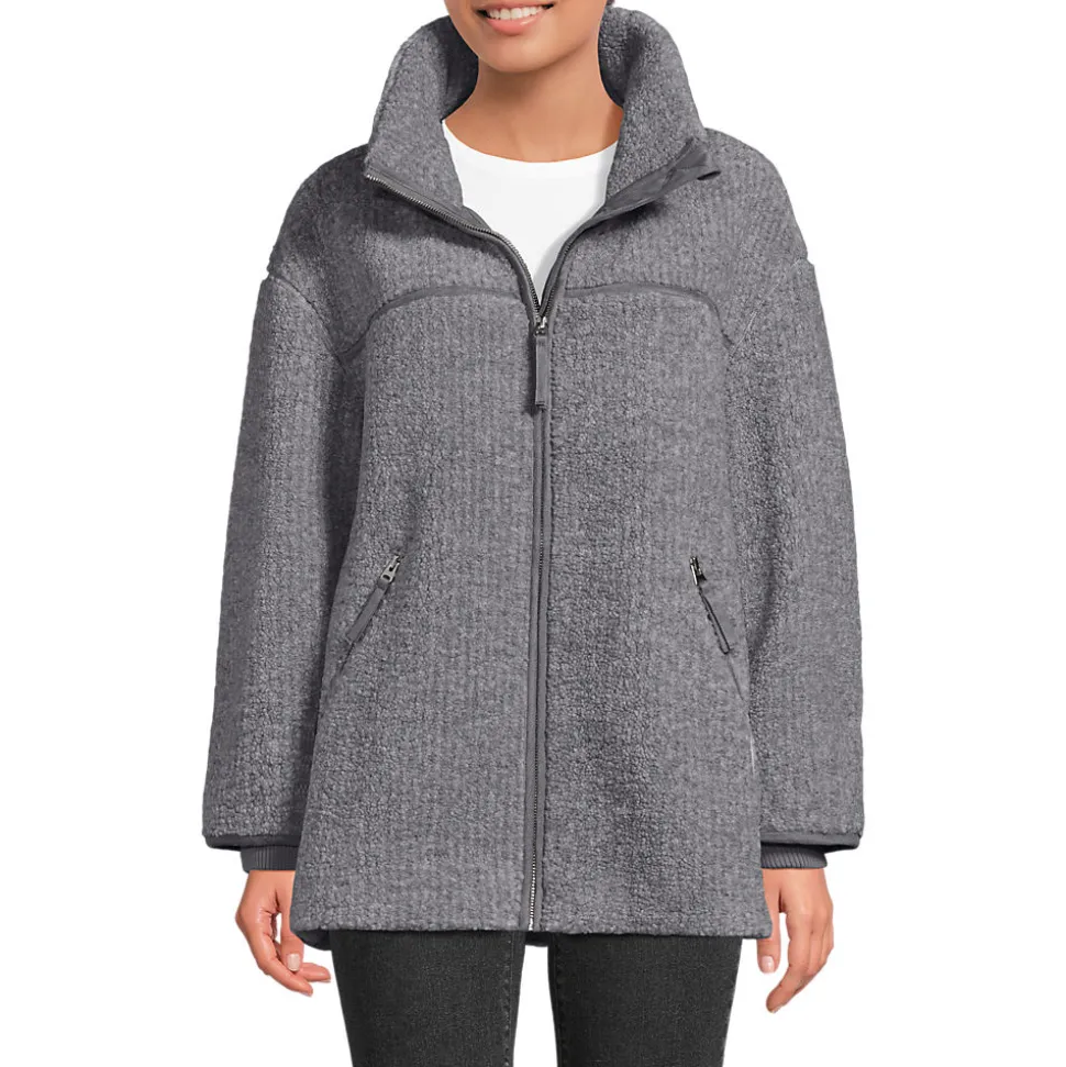 Sherpa-Fleecejacke für Damen