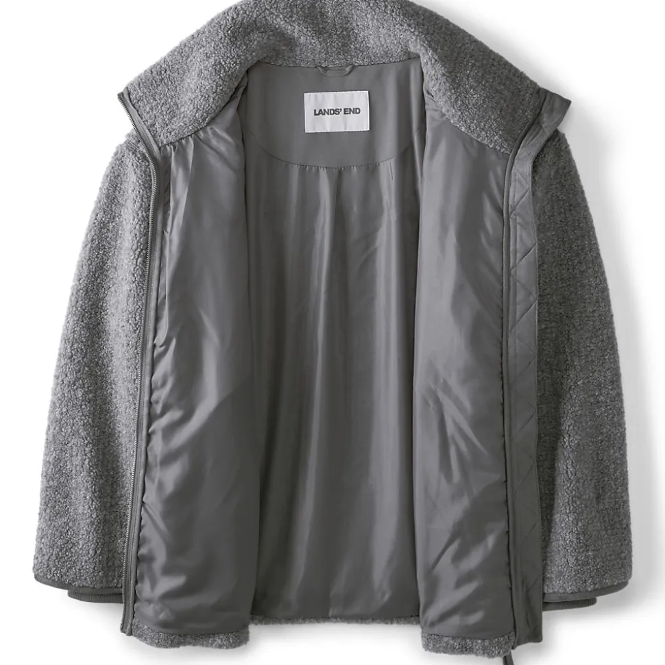 Sherpa-Fleecejacke für Damen