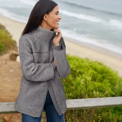 Sherpa-Fleecejacke für Damen