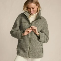 Sherpa-Fleecejacke für Damen