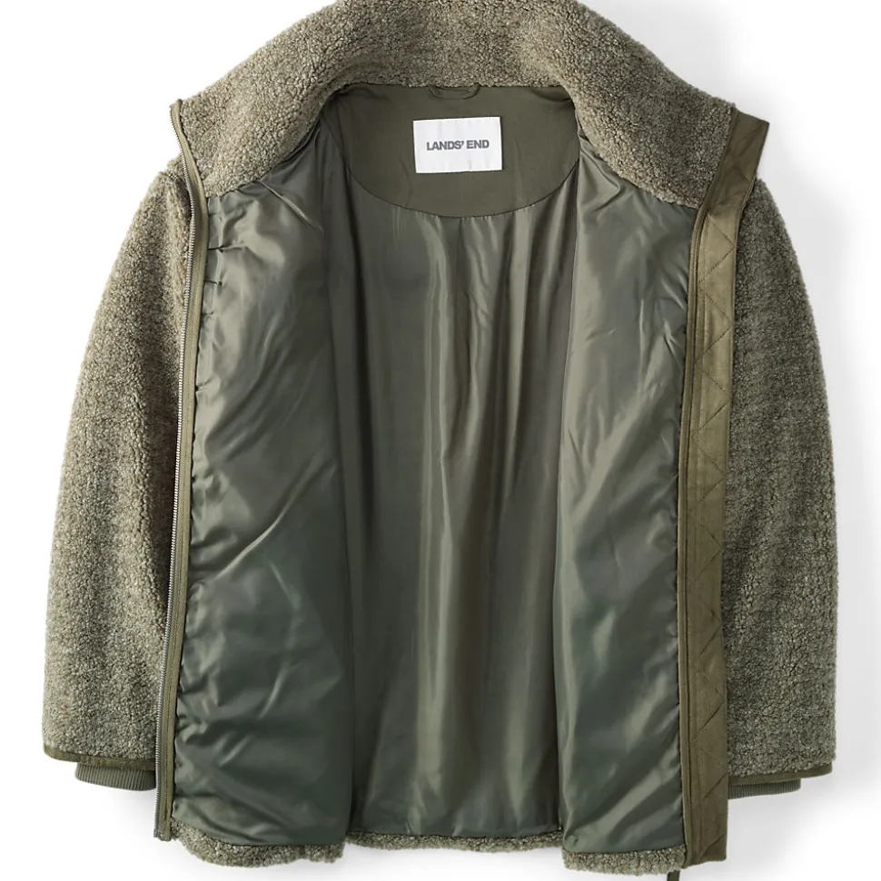 Sherpa-Fleecejacke für Damen