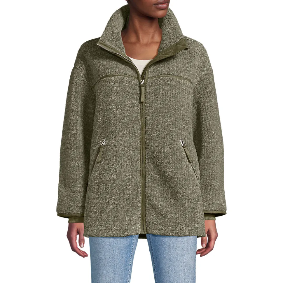 Sherpa-Fleecejacke für Damen