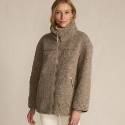 Sherpa-Fleecejacke für Damen