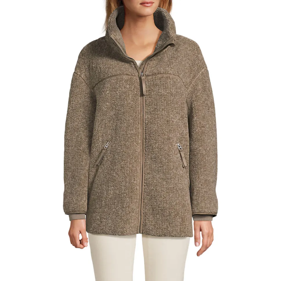 Sherpa-Fleecejacke für Damen