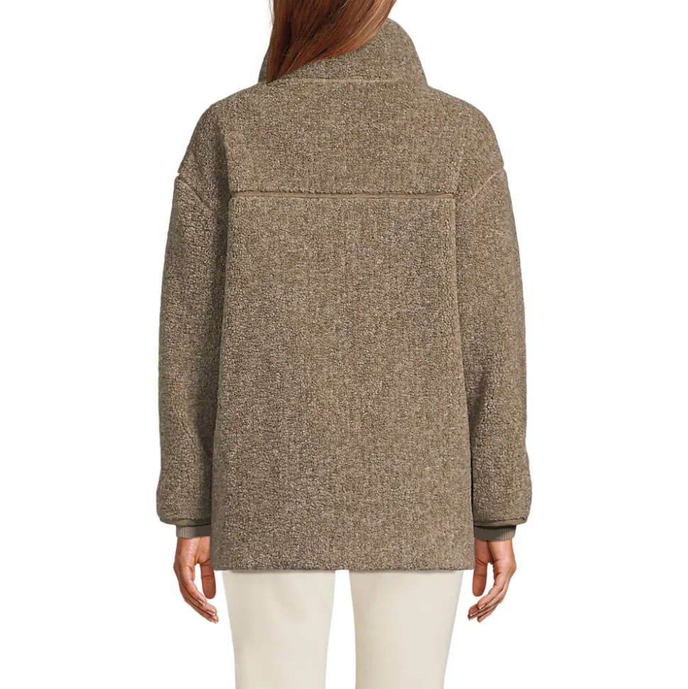 Sherpa-Fleecejacke für Damen