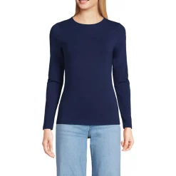 Shirt aus Baumwolle/Modal-Mix mit Rundausschnitt für Damen