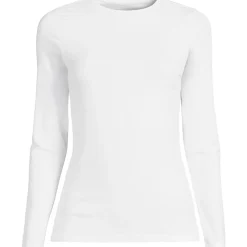 Shirt aus Baumwolle/Modal-Mix mit Rundausschnitt für Damen
