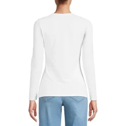 Shirt aus Baumwolle/Modal-Mix mit Rundausschnitt für Damen