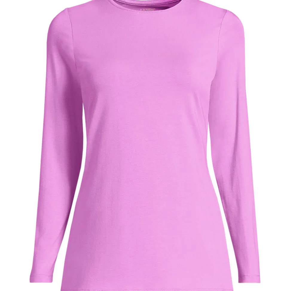 Shirt aus Baumwolle/Modal-Mix mit Rundausschnitt für Damen