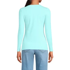 Shirt aus Baumwolle/Modal-Mix mit Rundausschnitt für Damen