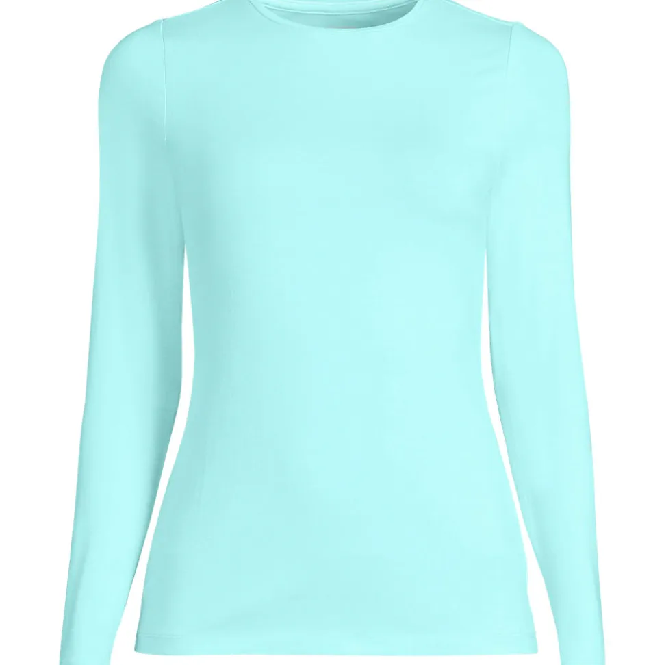 Shirt aus Baumwolle/Modal-Mix mit Rundausschnitt für Damen