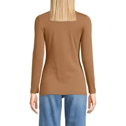 Shirt aus Baumwolle/Modal-Mix mit Rundausschnitt für Damen