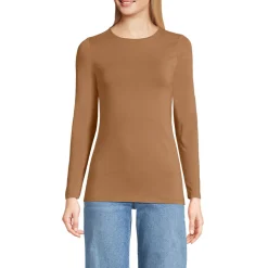 Shirt aus Baumwolle/Modal-Mix mit Rundausschnitt für Damen
