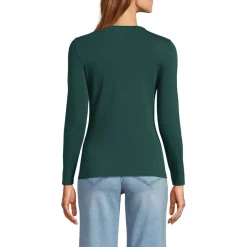 Shirt aus Baumwolle/Modal-Mix mit Rundausschnitt für Damen
