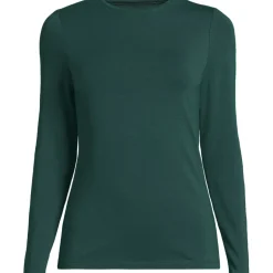Shirt aus Baumwolle/Modal-Mix mit Rundausschnitt für Damen