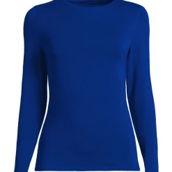 Shirt aus Baumwolle/Modal-Mix mit Rundausschnitt für Damen