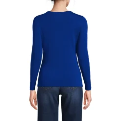Shirt aus Baumwolle/Modal-Mix mit Rundausschnitt für Damen